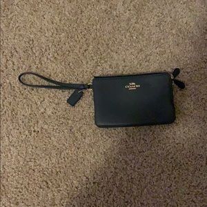 Navy blue coach wallet